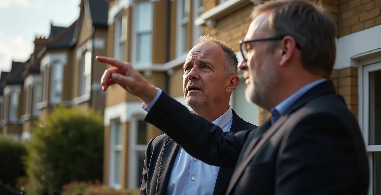Conservation officer reviewing period property alterations
